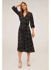 Robe mi-longue noir MANGO pour femme seconde vue