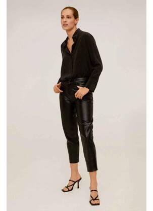 Pantalon 7/8 noir MANGO femme