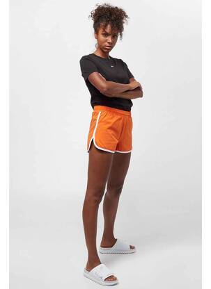 Short orange FILA femme