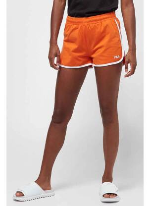 Short orange FILA femme
