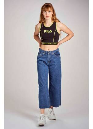 Crop top noir FILA femme