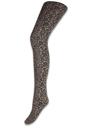 Collants marron ZEB STYLE LAB  femme