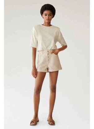 Short beige MANGO femme