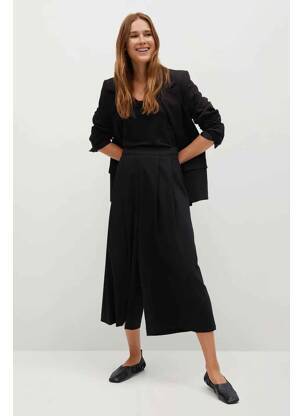 Pantalon chino noir MANGO pour femme