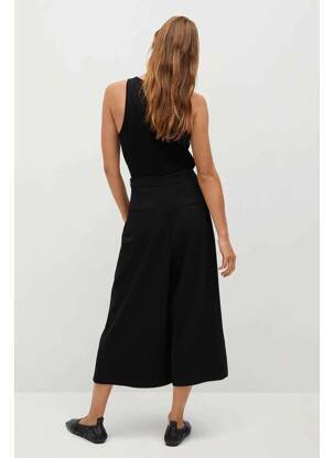 Pantalon chino noir MANGO femme