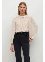 Blouse beige MANGO pour femme seconde vue
