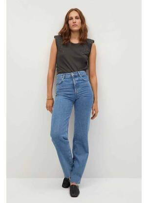 T-shirt gris MANGO femme