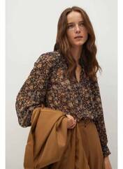 Blouse marron MANGO pour femme seconde vue