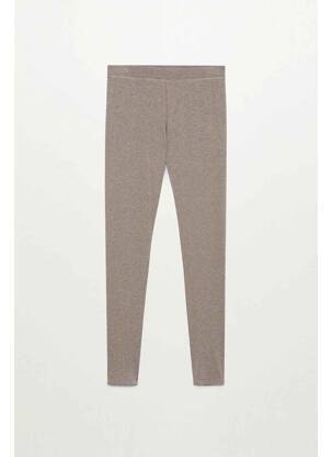 Legging marron MANGO femme