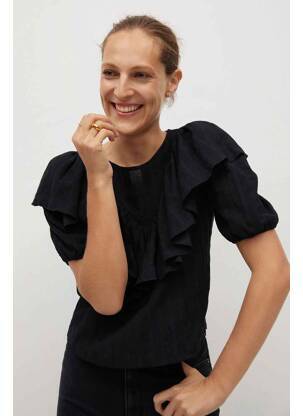 Blouse noir MANGO femme