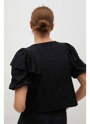Blouse noir MANGO femme