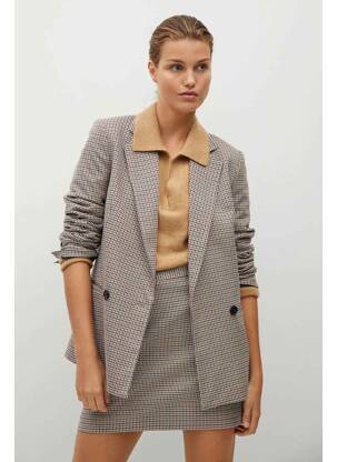 Jupe courte marron MANGO femme