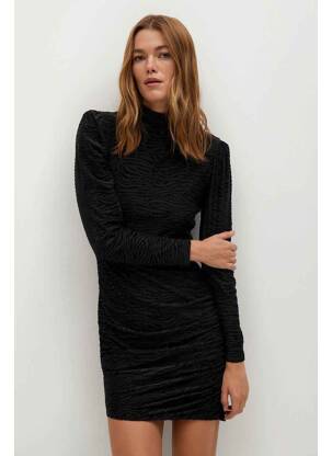 Robe longue noir MANGO femme