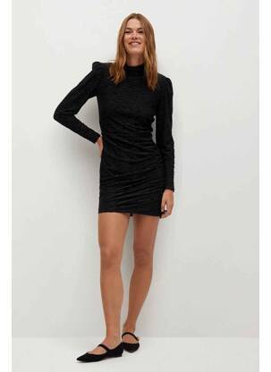 Robe longue noir MANGO femme