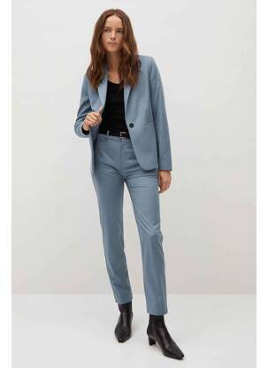 Pantalon chino bleu MANGO femme
