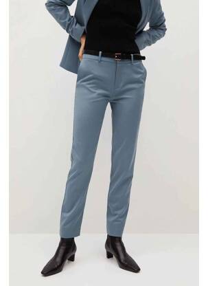 Pantalon chino bleu MANGO femme