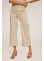 Pantalon 7/8 beige MANGO pour femme seconde vue