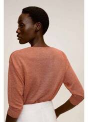 T-shirt orange MANGO pour femme seconde vue