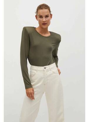 T-shirt beige MANGO femme
