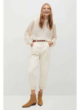 Blouse beige MANGO femme