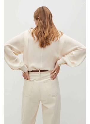 Blouse beige MANGO femme