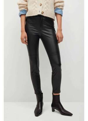 Pantalon slim noir MANGO femme