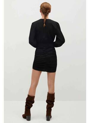 Robe mi-longue noir MANGO femme
