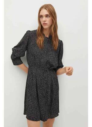 Robe courte noir MANGO femme