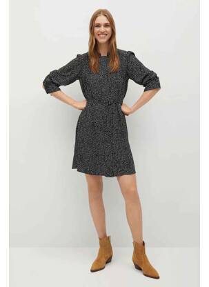 Robe courte noir MANGO femme