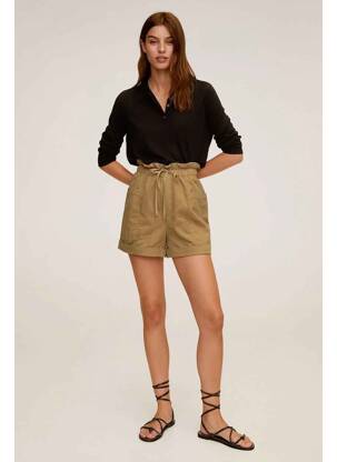 Short marron MANGO femme