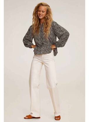 Blouse noir MANGO femme