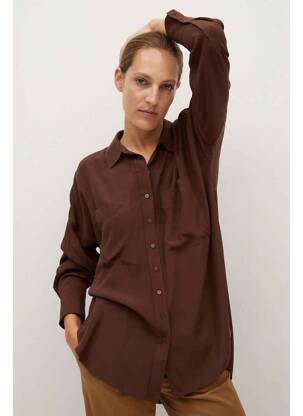Chemisier marron MANGO femme
