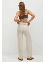 Pantalon large gris MANGO pour femme seconde vue