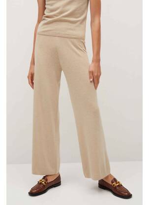Pantalon large gris MANGO femme