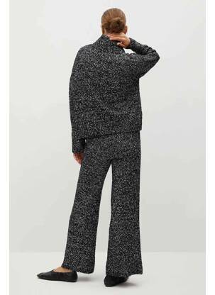 Pantalon droit noir MANGO femme