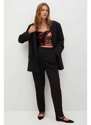 Crop top rouge MANGO femme