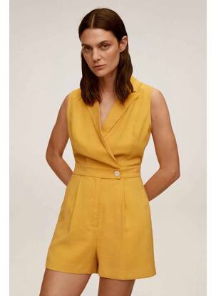 Combishort jaune MANGO femme