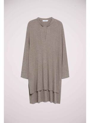 Tunique manches longues marron MANGO femme