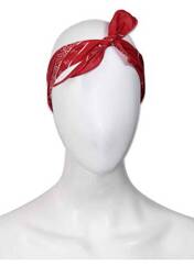Accessoire pour cheveux rouge DOUBLE AGENT pour femme seconde vue