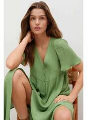 Robe longue vert MANGO pour femme seconde vue