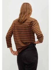 T-shirt marron MANGO pour femme seconde vue