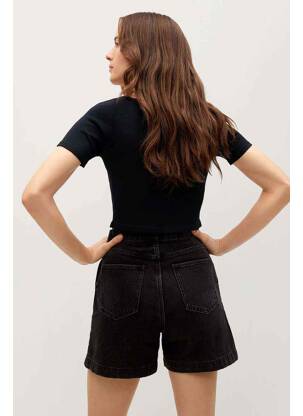 Top noir MANGO femme