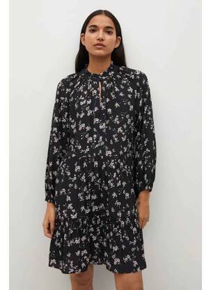 Robe courte noir MANGO femme
