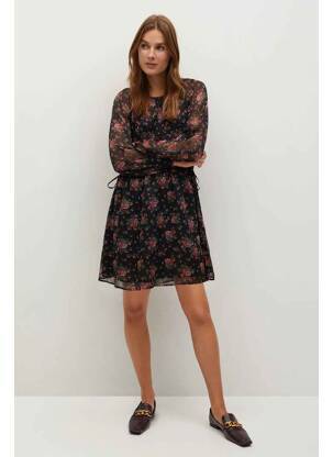 Robe mi-longue rouge MANGO femme