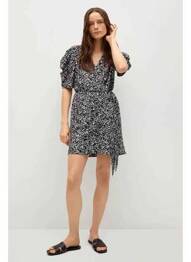 Robe courte noir MANGO femme