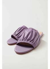 Sandales/Nu pieds violet MANGO pour femme seconde vue