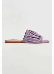 Sandales/Nu pieds violet MANGO pour femme seconde vue
