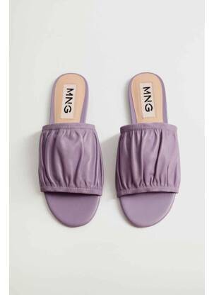 Sandales/nu pieds violet MANGO femme