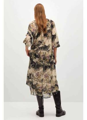 Robe longue blanc MANGO femme