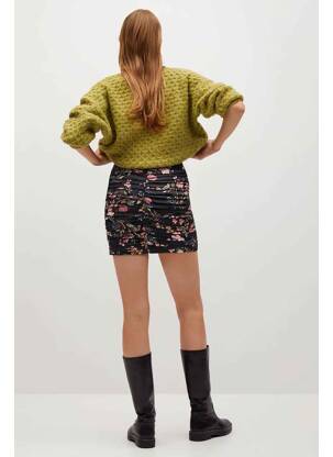 Jupe courte noir MANGO femme